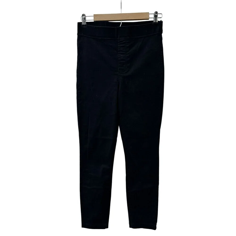 Buffalo David Bitton High-Rise Skinny Black Jeans Stretch Elastic Pull On Size S